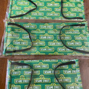 Family 3 Pack, Sesame Street Face Mask, Washable.